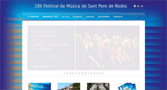 Desktop Screenshot of festivalsantpere.com