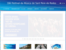 Tablet Screenshot of festivalsantpere.com